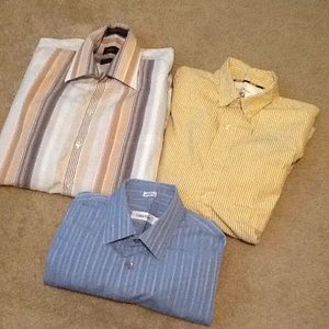 Cotton long sleeve dress/casual shirt bundle M